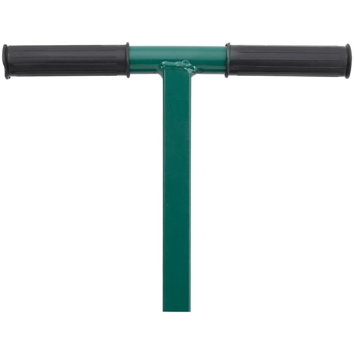 Kompostspridare grön ⌀40x60 cm stål vidaXL – bild 5