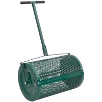 Kompostspridare grön ⌀40x60 cm stål vidaXL