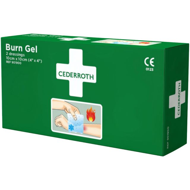 Burn Gel Dressing 10x10 Cm 2-pack CEDERROTH