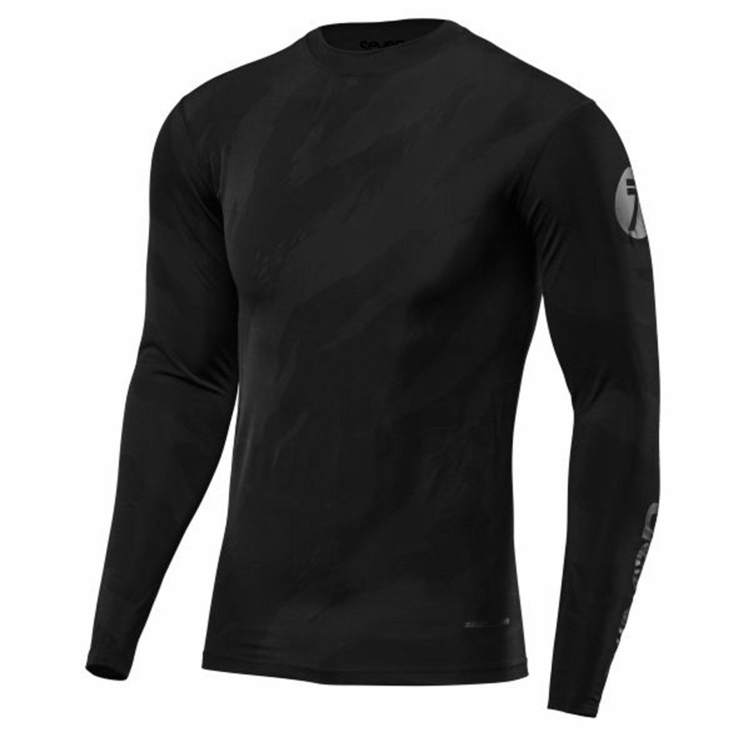 Kompressionströja Zero Tiger Svart SEVEN Large
