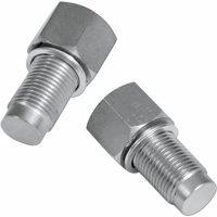 Kompressionsutlösarplugg Silver Aluminium S&S Cycle