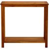 Konsolbord för trädgård massivt akaciaträ vidaXL 80 x 35 x 75 cm – miniatyr 2