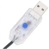 Konstgjord julgran med 150 LED-lampor Vit PVC och metall vidaXL 120 cm – miniatyr 10