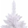 Konstgjord julgran med 300 LED-lampor Vit PVC och metall vidaXL 180 cm – miniatyr 6