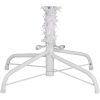Konstgjord julgran med 300 LED-lampor Vit PVC och metall vidaXL 180 cm – miniatyr 7