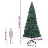 Konstgjord julgran med ställ grön 500 cm PVC vidaXL – miniatyr 8