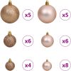 Konstgjord julgran Vit PVC och metall vidaXL 68 x 68 x 120 cm – miniatyr 7