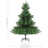 Konstgjord nordmannsgran med LED och julgranskulor grön 150 cm vidaXL 150 x 120 cm – miniatyr 12