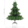 Konstgjord nordmannsgran med LED och julgranskulor grön 180 cm vidaXL 180 x 144 cm – miniatyr 12