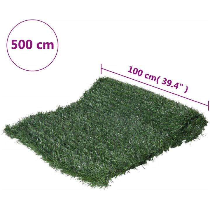 Konstgräspanel grön vidaXL 1 x 5 m – bild 7