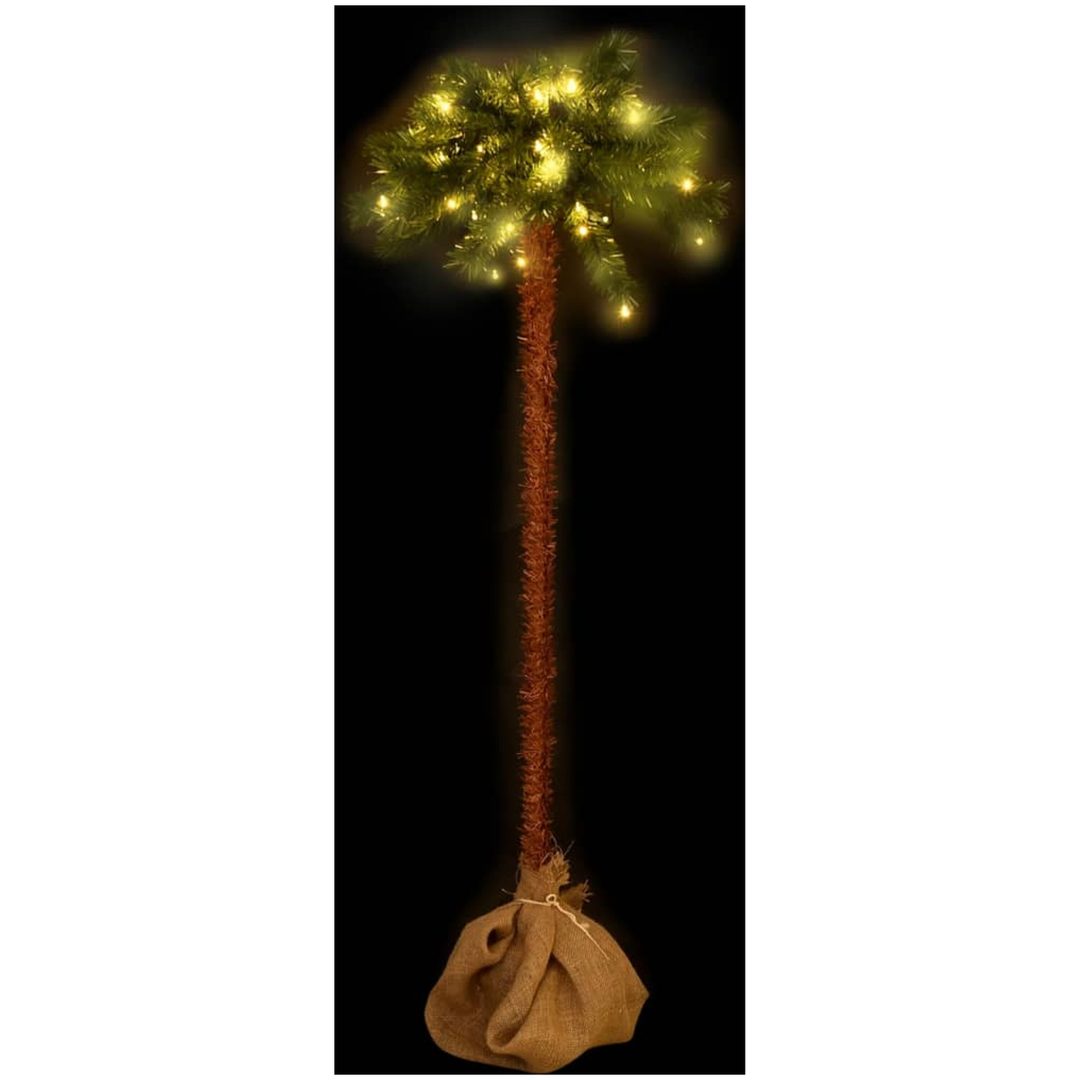 Konstpalm med LEDs vidaXL 120 cm – bild 3