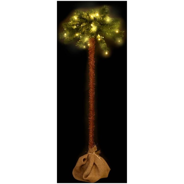 Konstpalm med LEDs vidaXL 120 cm – bild 3