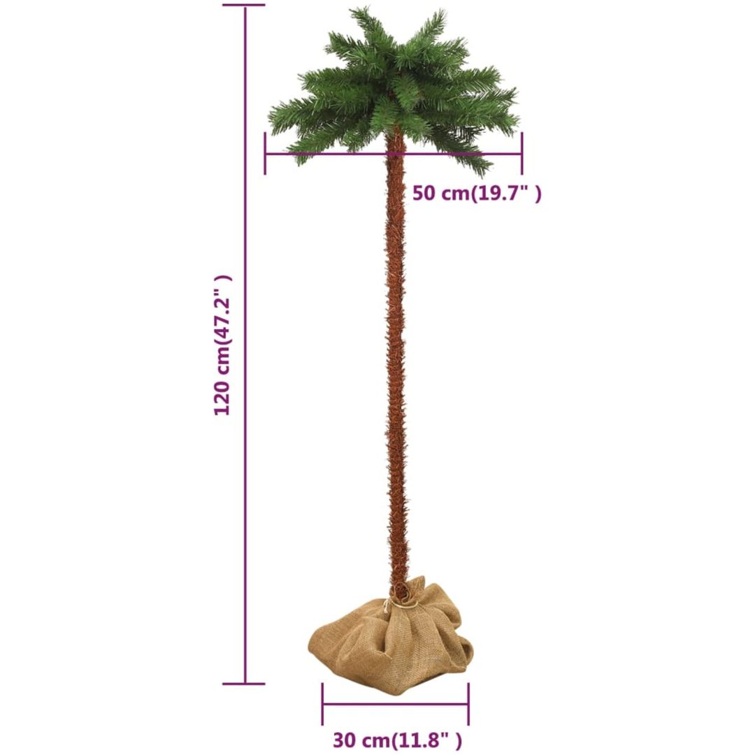 Konstpalm med LEDs vidaXL 120 cm – bild 7