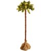 Konstpalm med LEDs vidaXL 120 cm – miniatyr 1