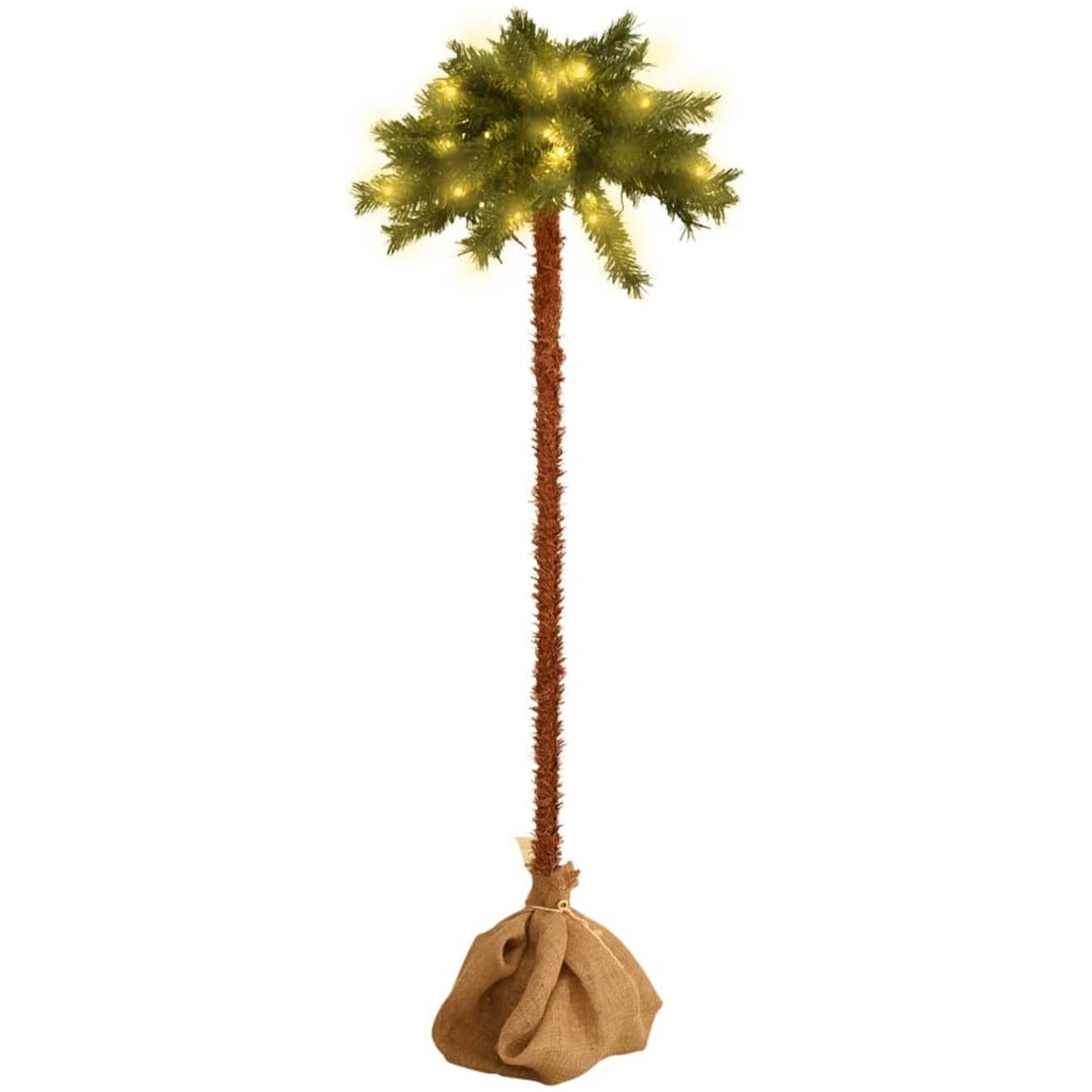 Konstpalm med LEDs vidaXL 120 cm