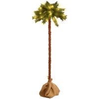 Konstpalm med LEDs vidaXL