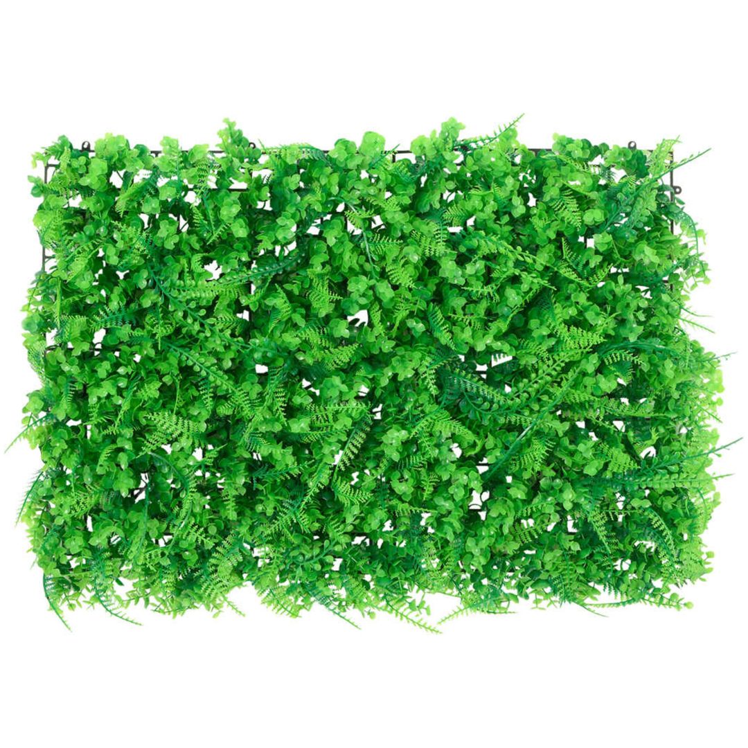 Konstväxt ormbunke växtvägg 6 st grön 40x60 cm vidaXL – bild 2