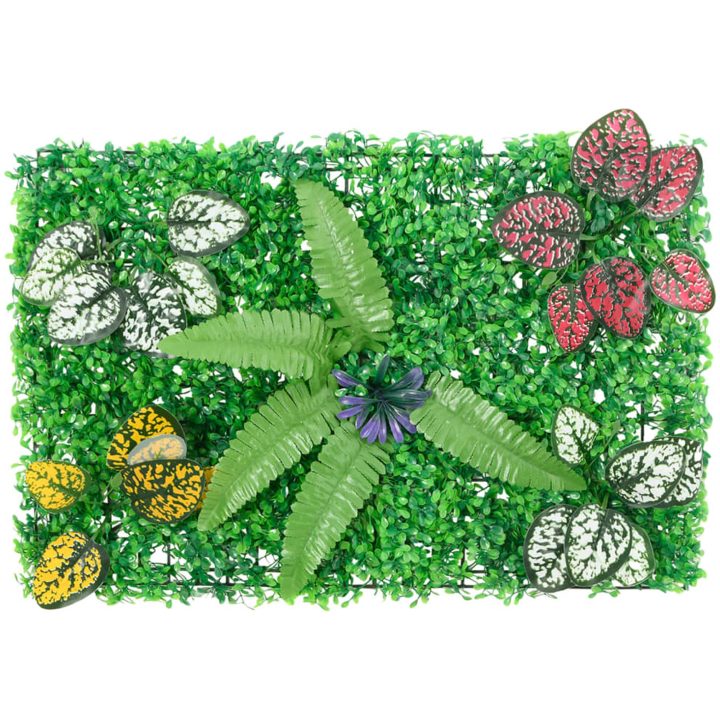 Konstväxt växtvägg 24 st grön 40x60 cm vidaXL – bild 2