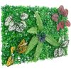 Konstväxt växtvägg 24 st grön 40x60 cm vidaXL – miniatyr 3
