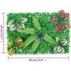 Konstväxt växtvägg 24 st grön 40x60 cm vidaXL – miniatyr 8