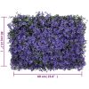 Konstväxt växtvägg 24 st lila 40x60 cm vidaXL – miniatyr 8