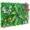 Konstväxt växtvägg 6 st grön 40x60 cm vidaXL – miniatyr 3