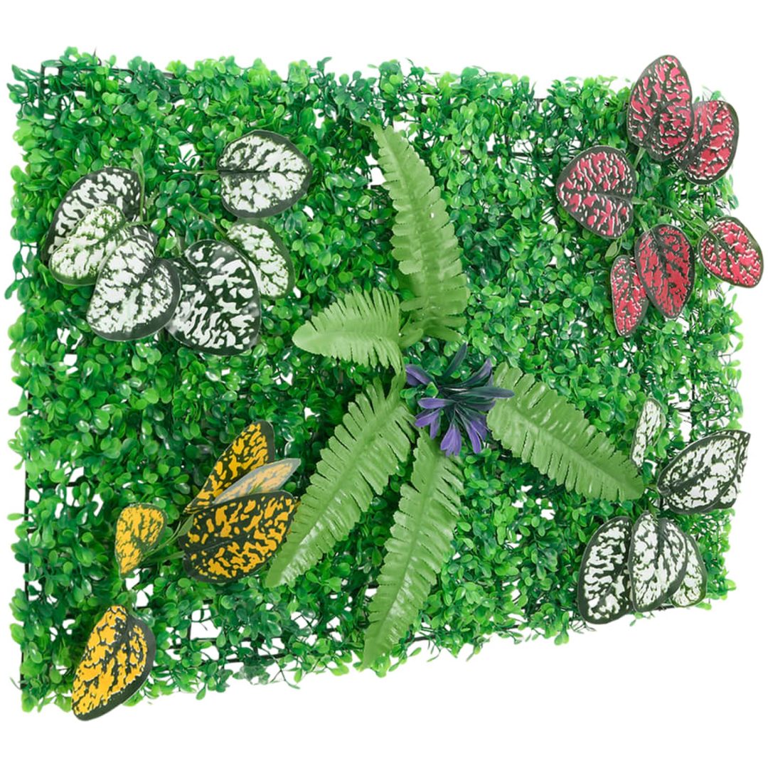Konstväxt växtvägg 6 st grön 40x60 cm vidaXL – bild 3