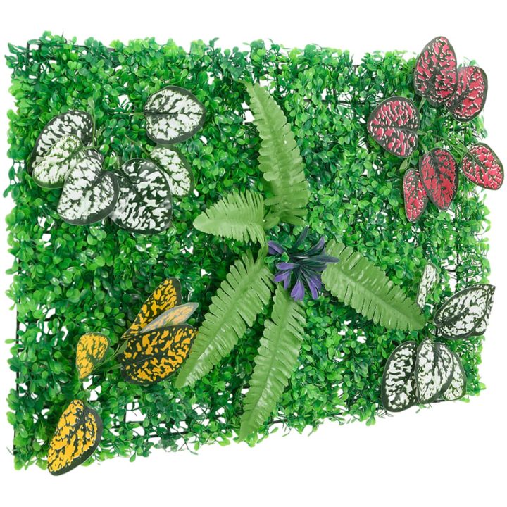 Konstväxt växtvägg 6 st grön 40x60 cm vidaXL – bild 3
