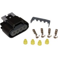 Kontaktdon Delphi 4-polig 5-pack Svart NAMZ