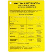 Kontrollinstruktion: Gula kortet