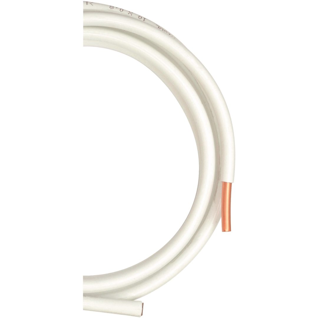 Kopparrör, Plastat, ⌀10 mm, 5 m MALMBERGS