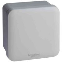 KOPPLDOSA 80X80X45 GRÅ SLÄTENN05044