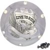 Kopplingskåpa Live to Ride Guld Silver DRAG SPECIALTIES – miniatyr 2