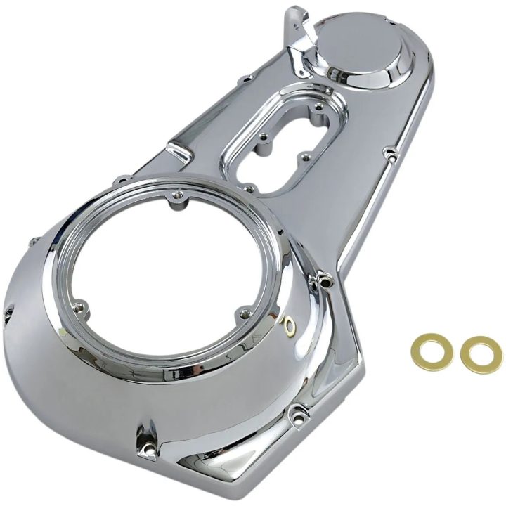 Kopplingskåpa Outer Primary Svart Satin Aluminium DRAG SPECIALTIES – bild 2