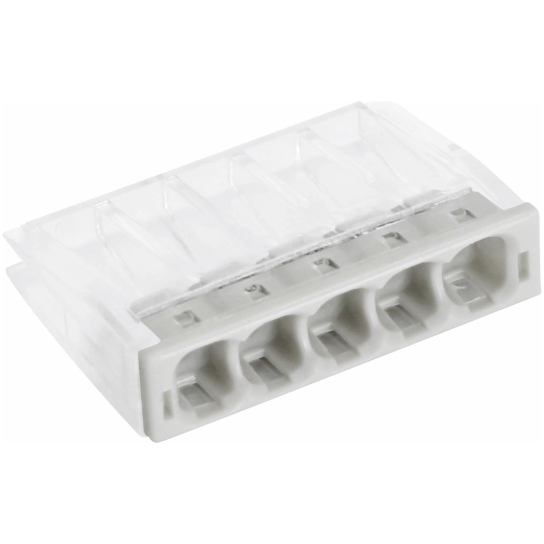 Kopplingsklämma Slim, 5-pol, 0,5-2,5mm², 100st MALMBERGS
