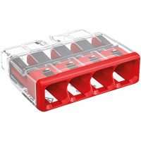 Kopplingsklämma Wago 2773, 4-pol, 4 mm², 80 st/förp MALMBERGS