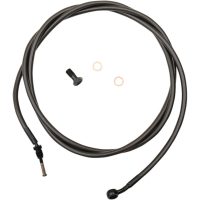 Kopplingsvajer Midnight Flätad Svart LA CHOPPERS