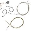 Kopplingsvajerkit Standard Silver Clear-Coated LA CHOPPERS – miniatyr 1