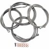 Kopplingsvajerkit Standard Silver Clear-Coated LA CHOPPERS – miniatyr 1