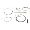 Kopplingsvajerkit Standard Silver Clear-Coated LA CHOPPERS – miniatyr 1