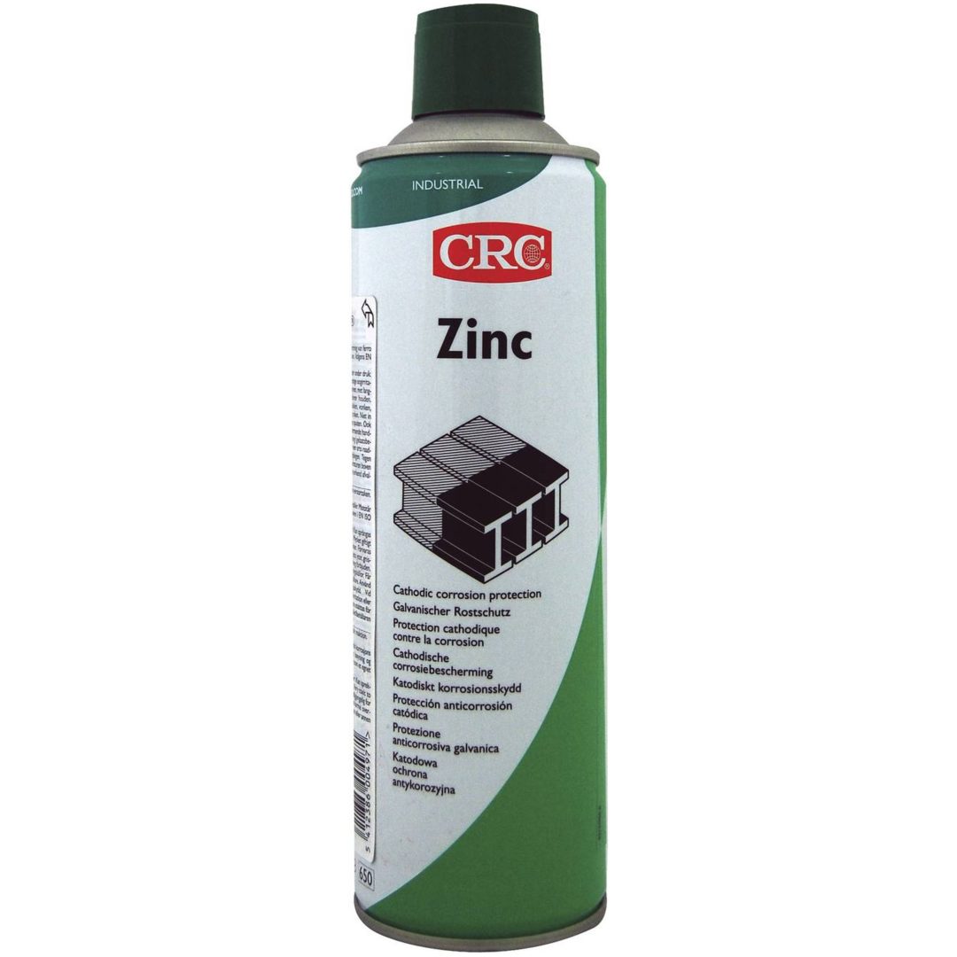 Korrosionsskydd Zink 6040 / 6042 CRC ZINK KALLGALV INDUSTRI 500ML
