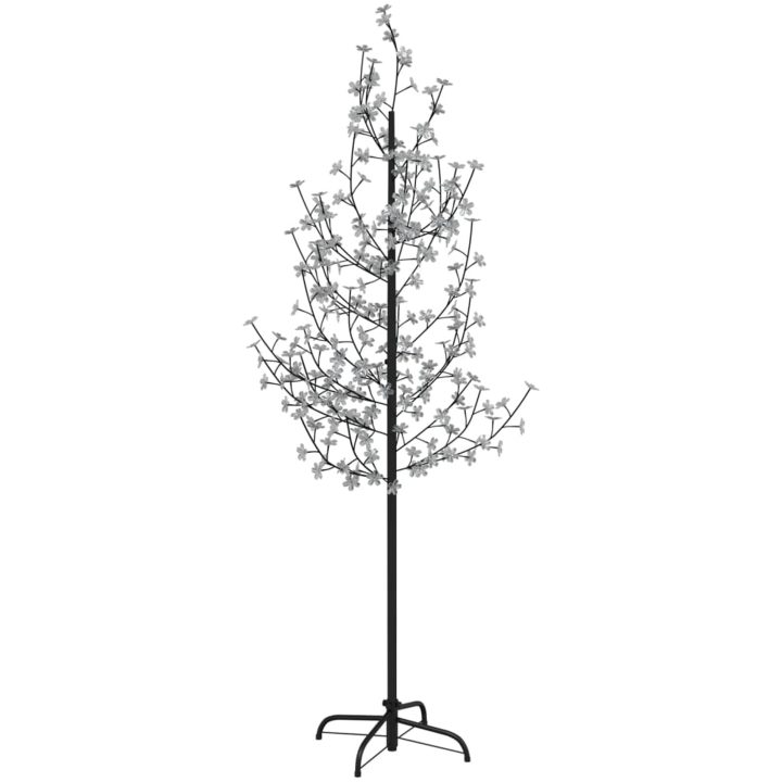 Körsbärsträd med LED varmvit 220 lysdioder vidaXL 220 cm – bild 2