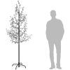 Körsbärsträd med LED varmvit 220 lysdioder vidaXL 220 cm – miniatyr 7