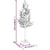 Körsbärsträd med LED varmvit 220 lysdioder vidaXL 220 cm – miniatyr 8