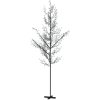 Körsbärsträd med LED varmvit 672 lysdioder vidaXL 400 cm – miniatyr 2