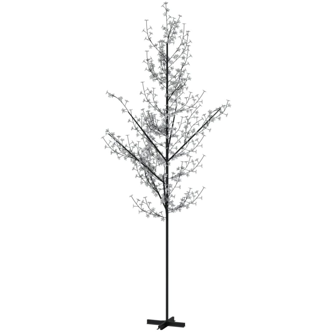 Körsbärsträd med LED varmvit 672 lysdioder vidaXL 400 cm – bild 2