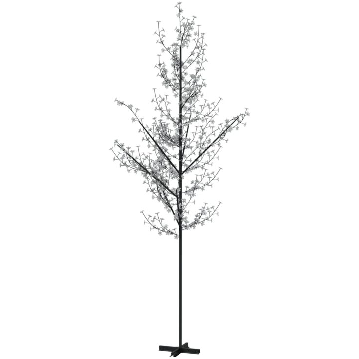 Körsbärsträd med LED varmvit 672 lysdioder vidaXL 400 cm – bild 2