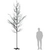 Körsbärsträd med LED varmvit 672 lysdioder vidaXL 400 cm – miniatyr 7
