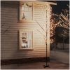 Körsbärsträd med LED varmvit 672 lysdioder vidaXL 400 cm – miniatyr 1