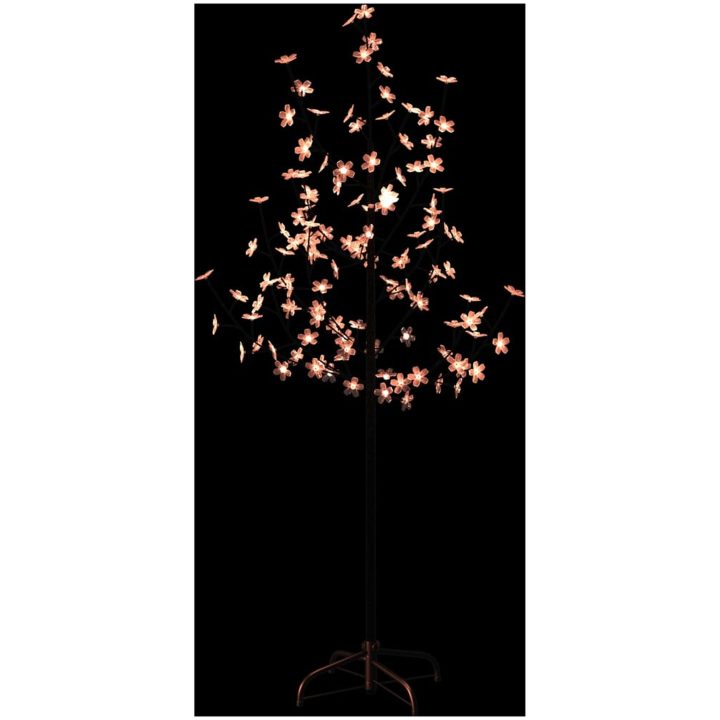 Körsbärsträd med LED varmvit 84 lysdioder vidaXL 120 cm – bild 3